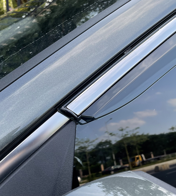 คิ้วกันสาด กันสาด กันสาดประตู แบบ 4 ชิ้น และ แบบ 6 ชิ้น สำหรับ Hyundai CRETA ฮุนได เครต้า