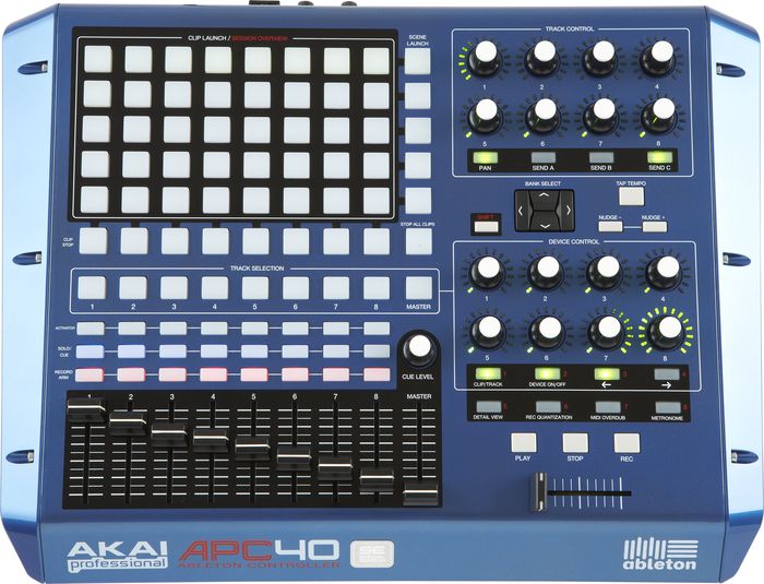 Akai Professional APC40 Ableton Performance Controller - Limited Edition Blue