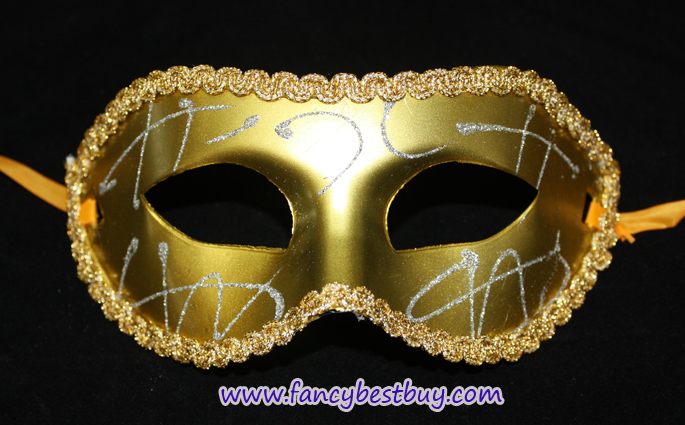 หน้ากากแฟนซี, หน้ากากปาร์ตี้ สำหรับประกอบชุดไปงานปาร์ตี้ ขนาด 24 * 9 ซม. มีหลายสี