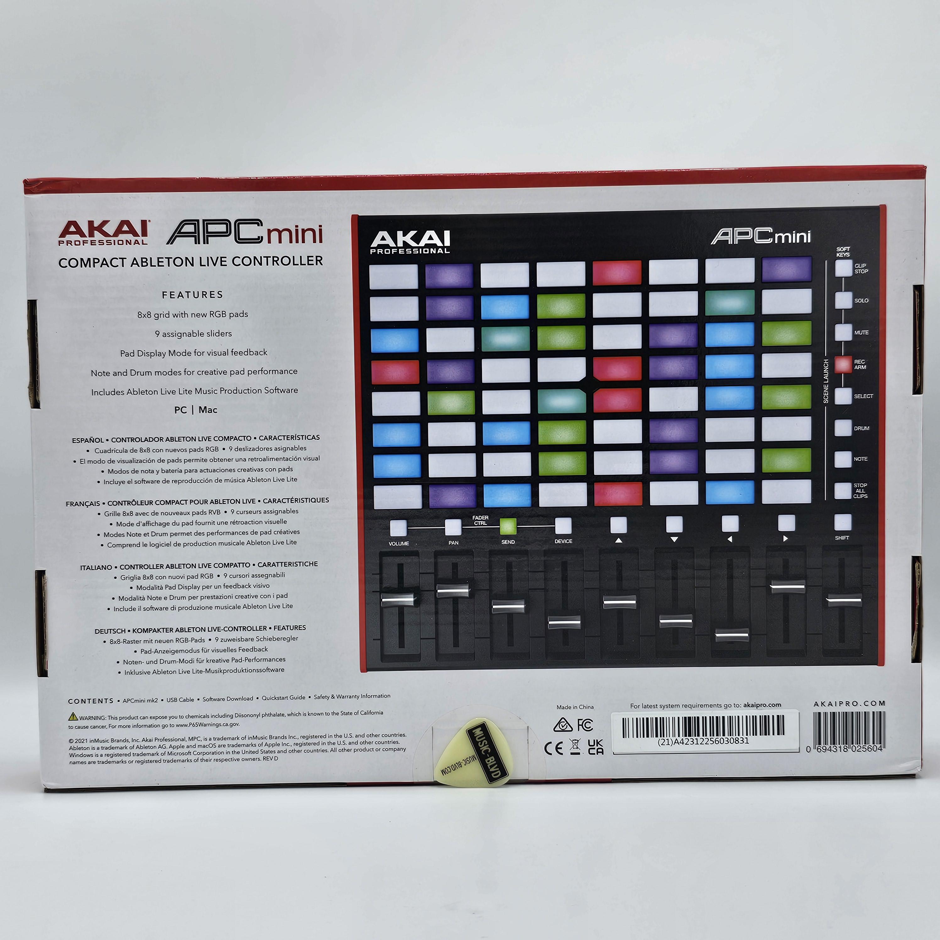 Akai Professional APC mini mk2 Compact Performance Controller for Ableton Live