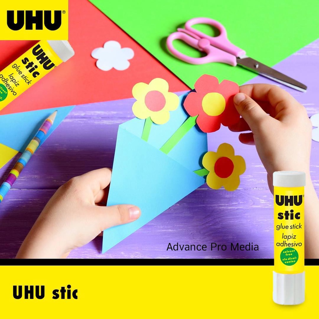 UHU กาวแท่ง ยู้ฮู สีขาว UHU STIC ( มี 3 ขนาดให้เลือก)