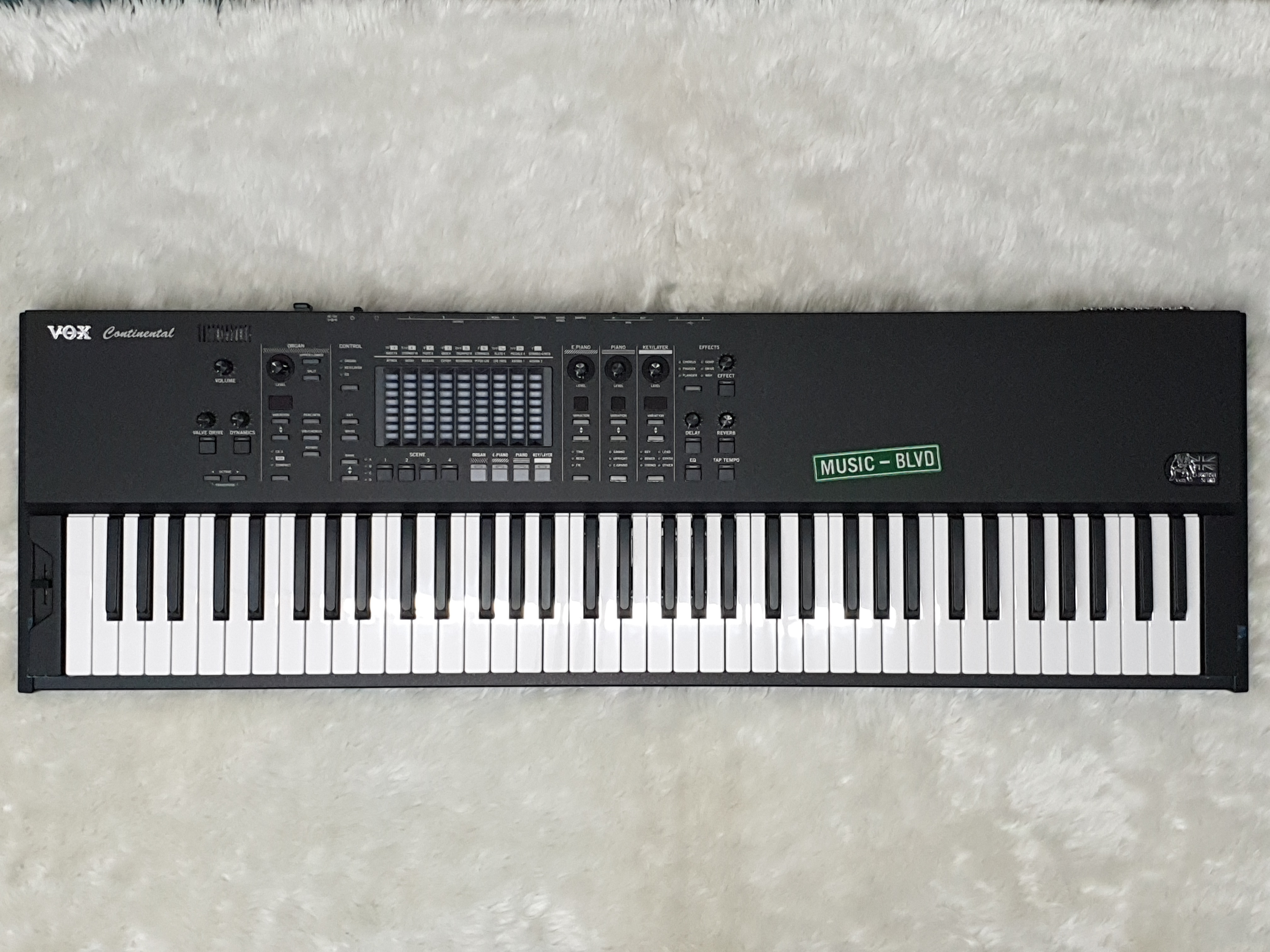 VOX Continental 73 BK Live Performance Instrument (73 Keys, Black)