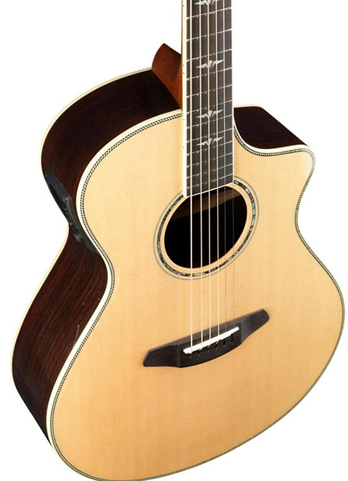 Breedlove 2015 Stage Concert Cutaway Acoustic-Electric Guitar Natural