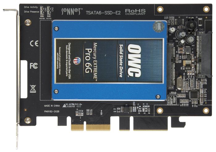Sonnet Tempo SSD 6Gb/s SATA PCI Express 2.5" SSD Card * Add your own SSDs