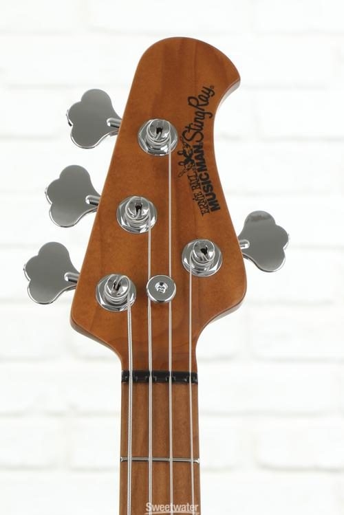 Ernie Ball Music Man StingRay Special 4HH - Jet Black with Roasted Maple Fingerboard