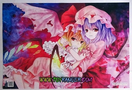 โปสเตอร์ Touhou Project 4 (8ใบ,ไม่ซ้ำ)