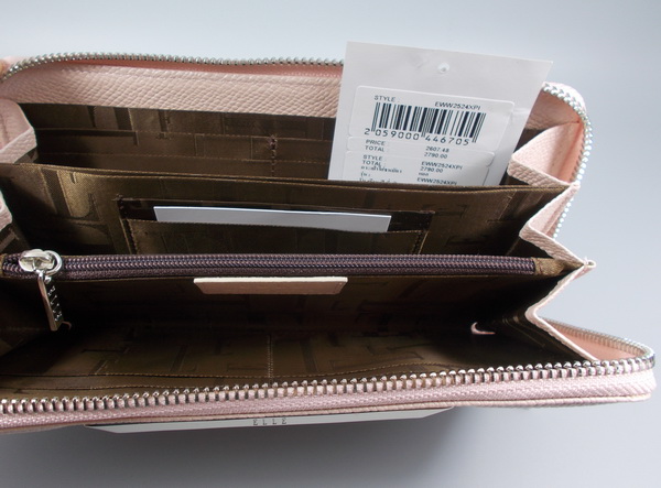 กระเป๋าสตางค์ ELLE เบจเมทาลิก ใหม่ แท้