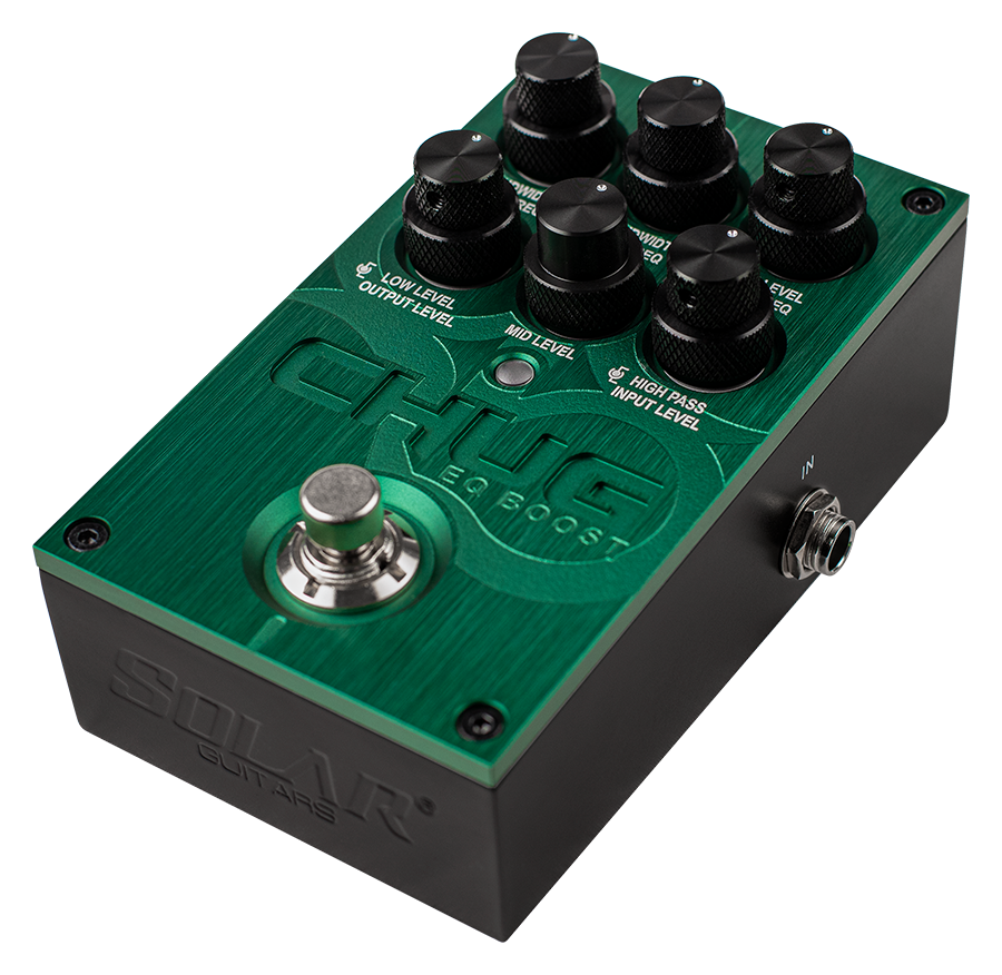 Solar Guitars CHUG EQ-BOOST – Ultimate Tone-Shaping Boost Pedal