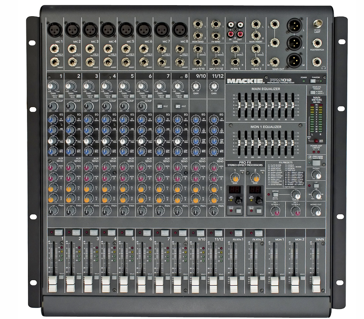 Mackie PPM1012 12-Channel 1600W Powered Mixer