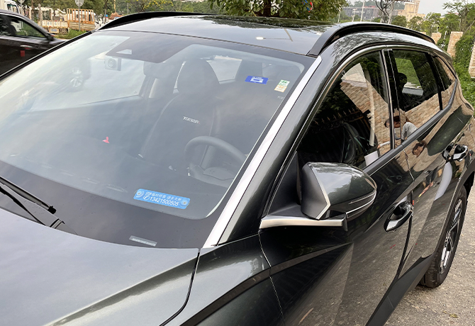 ชุดโครเมี่ยม ขอบกระจก บานหน้ารถยนต์ สำหรับ Hyundai CRETA ฮุนได เครต้า