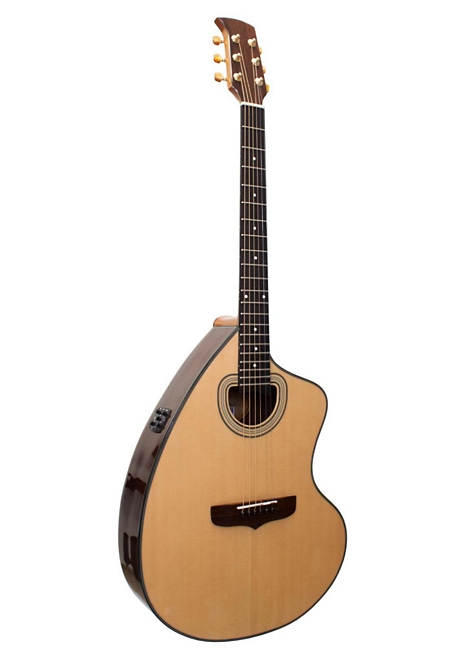 Giannini GSCRA PRO CEQ B-BAND Hand Built Acoustic Electric Guitar - Natural