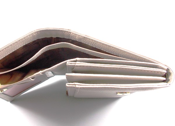 กระเป๋าสตางค์ ELLE เทา ใหม่ แท้