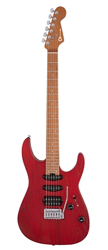 Charvel Pro-Mod DK24 HSS 2PT CM Ash Electric Guitar Red Ash