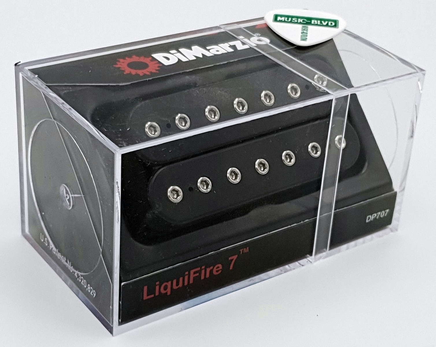 DiMarzio DP707 LiquiFire 7-String - Neck Pickup Black