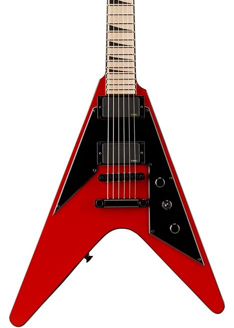 Jackson Custom Shop Round Horn V Electric Electric - Ferrari Red