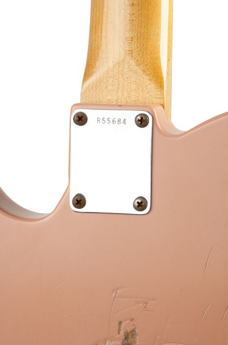 Fender Custom Shop Dennis Gaulszka Masterbuilt 1963 Telecaster Light Relic Electric Guitar Shell Pink