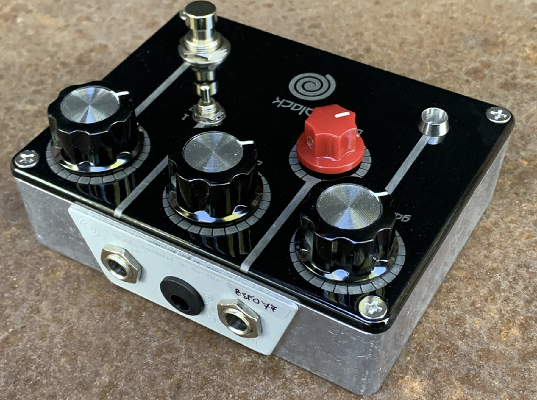 Spiral Electric FX Black Spiral Fuzz - Satin Black