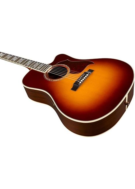 Gibson 2016 Songwriter Progressive Square Shoulder Cutaway Dreadnought Acoustic-Electric Guitar - Autumn Burst