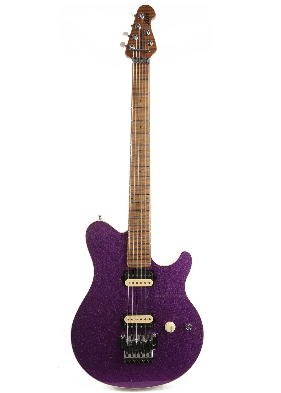 Ernie Ball Music Man Axis Guitar Fuschia Sparkle Music Zoo Exclusive