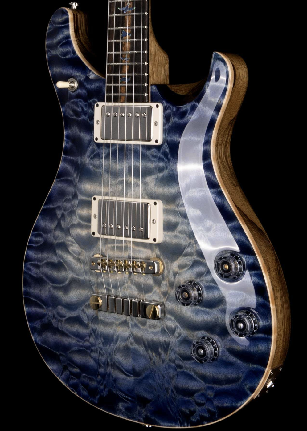 PRS Private Stock 9067 McCarty 594 Quilt Maple Top Exotic Ebony Board Indigo Glow