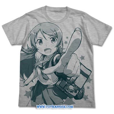 เสื้อยืด Oreimo Kirino Kousaka เทา (L,แท้)