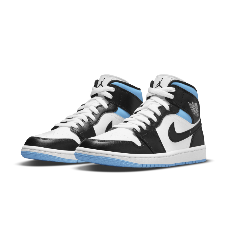 Wmns Nike Air Jordan 1 Mid University Black White