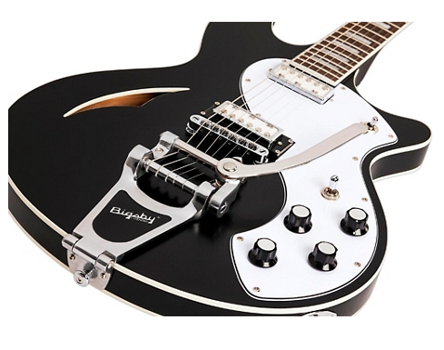 Schecter Guitar Research TSH-1B Semi-Hollow Body Electric Guitar