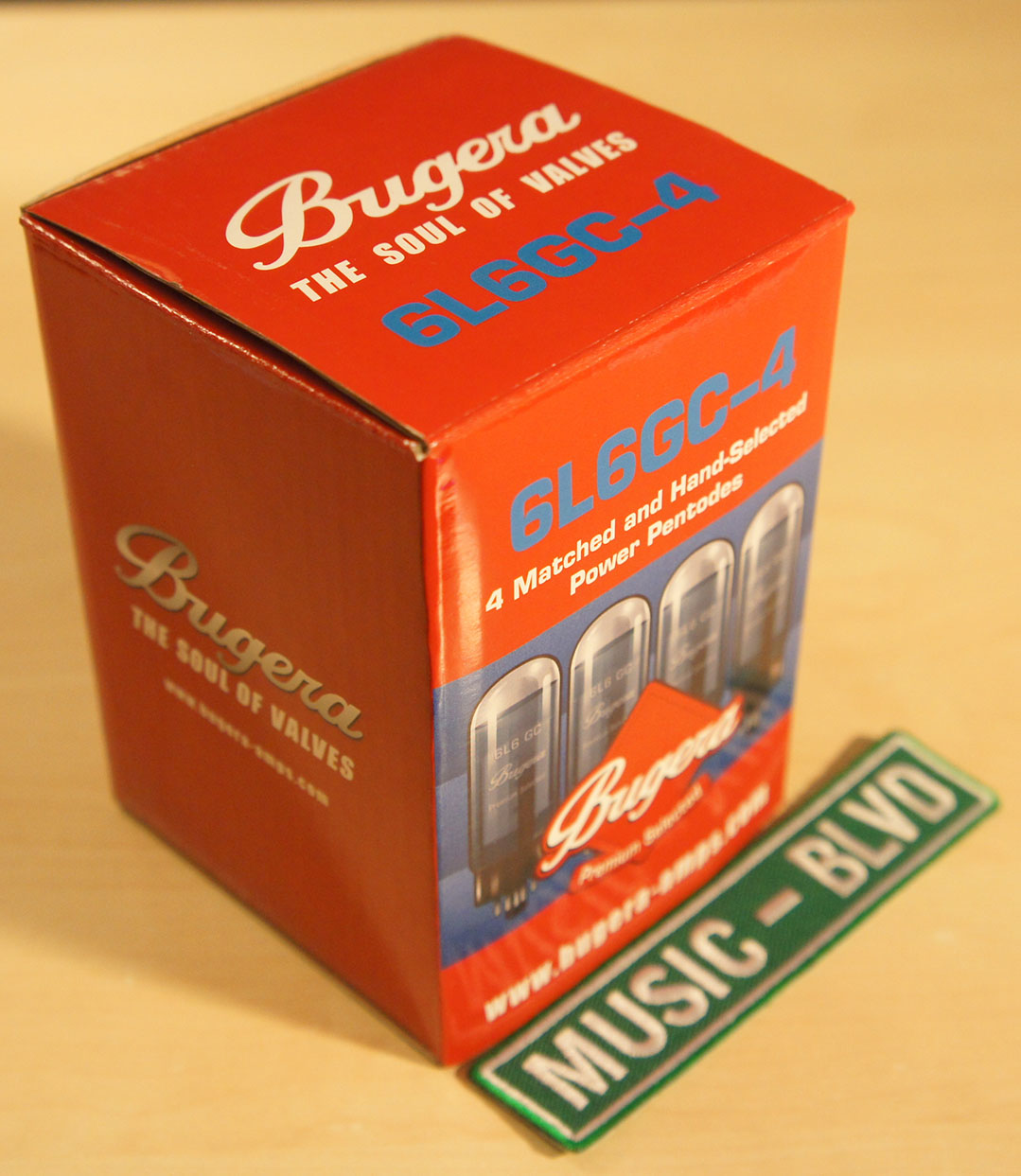 Bugera 6L6GC Matched Power Pentode Amplifier Tubes - set of 4