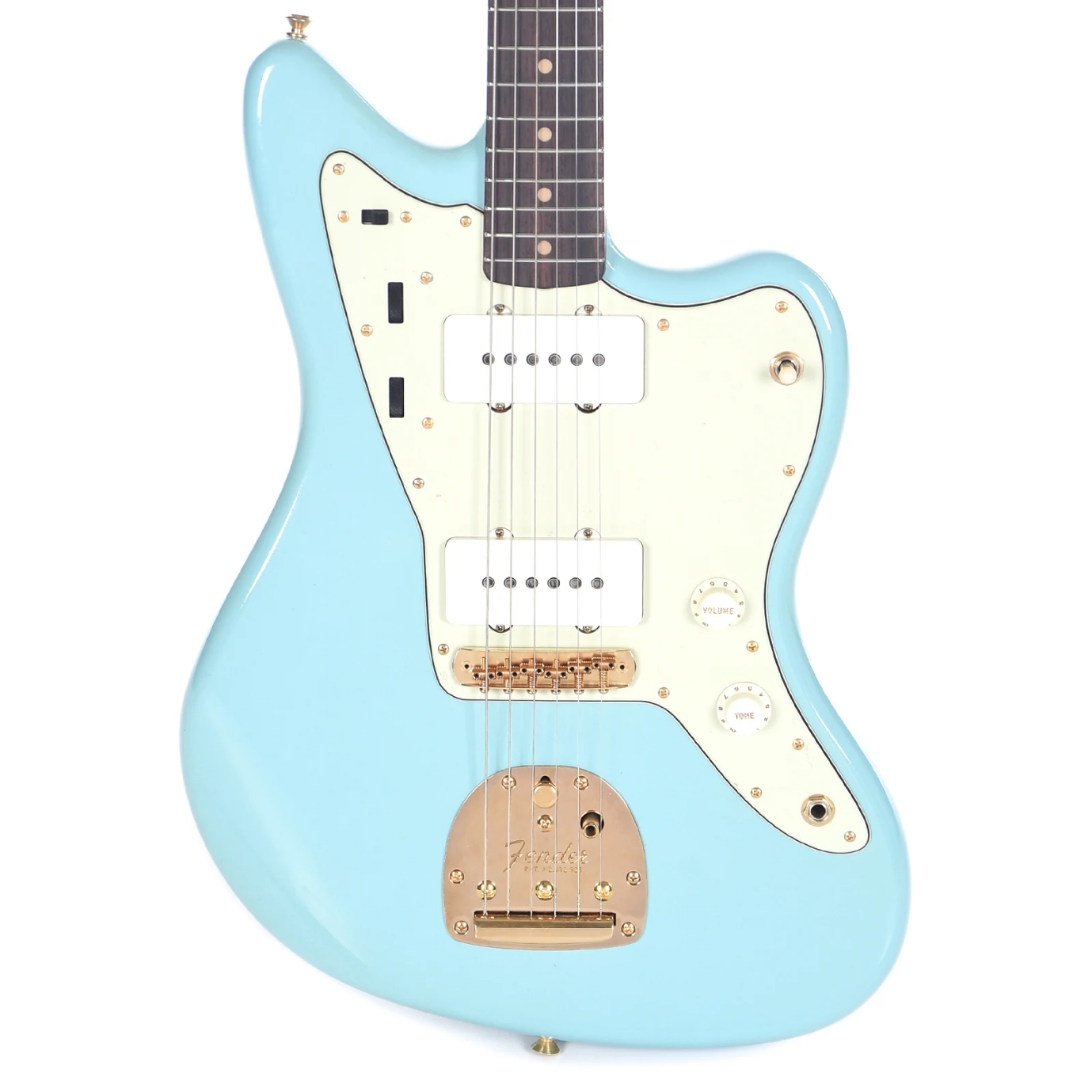 Fender Custom Shop 1962 Jazzmaster Chicago Special Lush Closet Classic Aged Daphne Blue w/Painted Headcap & Gold Hardware