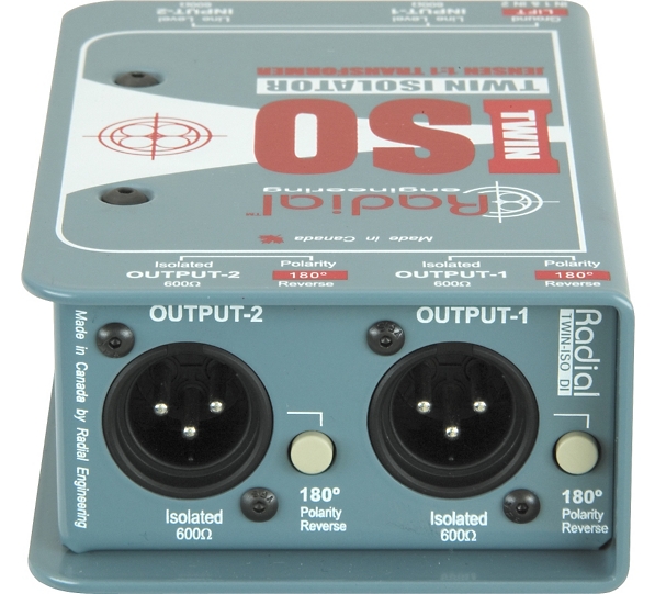 Radial Engineering TWIN ISO Passive Line-Level Isolator