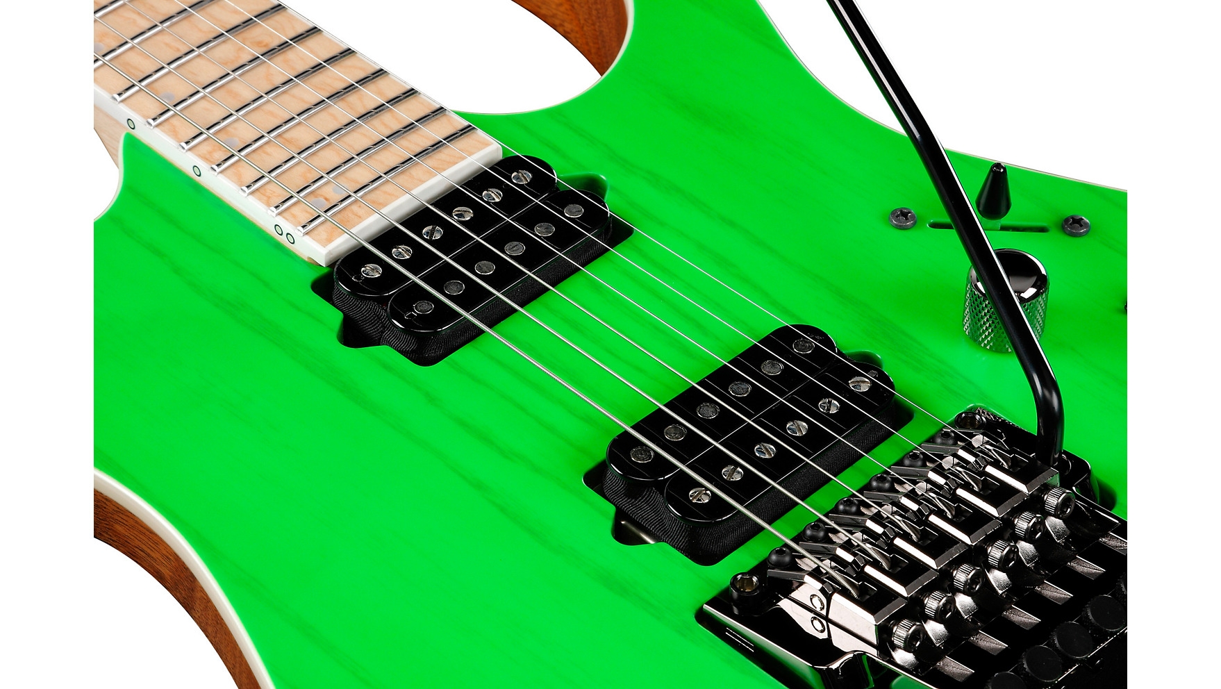 Ibanez RGR5220M RG Prestige Electric Guitar - Transparent Fluorescent Green