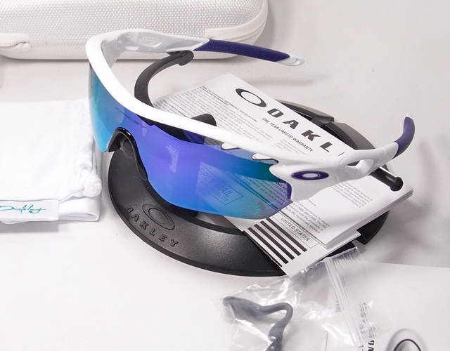 RADARLOCK EDGE Asian Fit Polished White with Violet Iridium OO9209-01