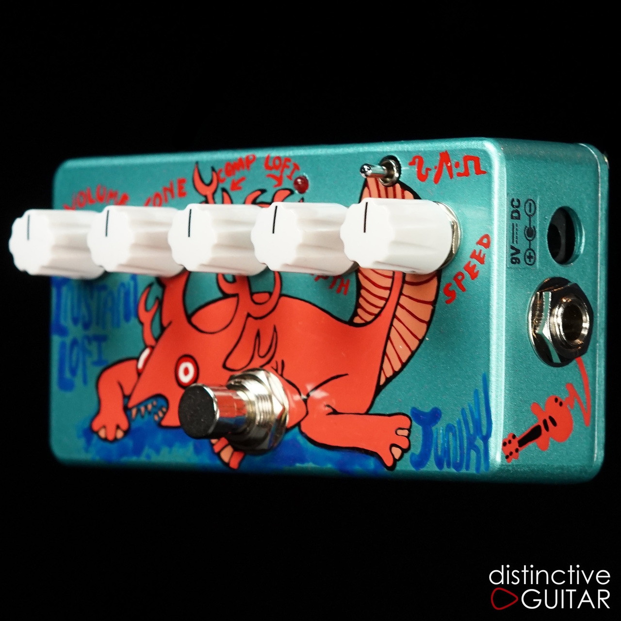 Zvex Instant Lo Fi Junky NAMM Show Custom Hand Painted No.B110