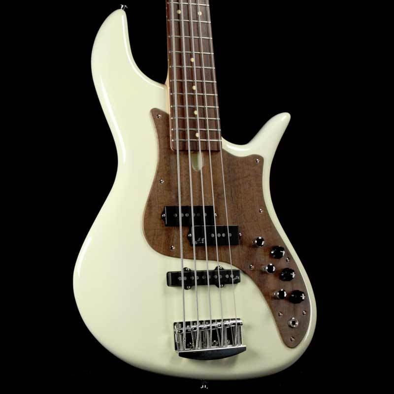 F Bass VF Series P/J Bass 5-String - Gloss Olympic White