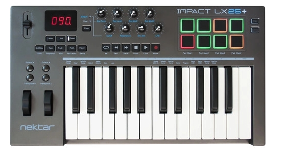 Nektar Technology Impact LX25+ USB MIDI Controller Keyboard