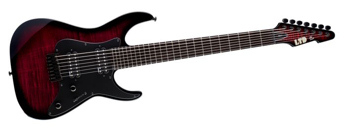 ESP Alex Wade 7-String Electric Guitar Blood Red Bunburst