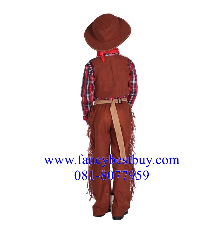 ชุดแฟนซีเด็ก ชุดคาวบอย Little cowboy มีขนาด L