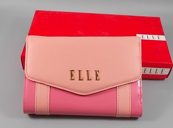 กระเป๋าสตางค์ ELLE ชมพู-โอรส ใหม่ แท้