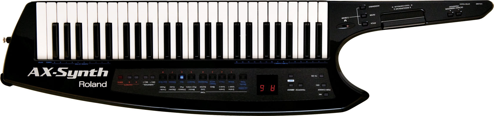 Roland AX-Synth Shoulder Synthesizer Keyboard Black