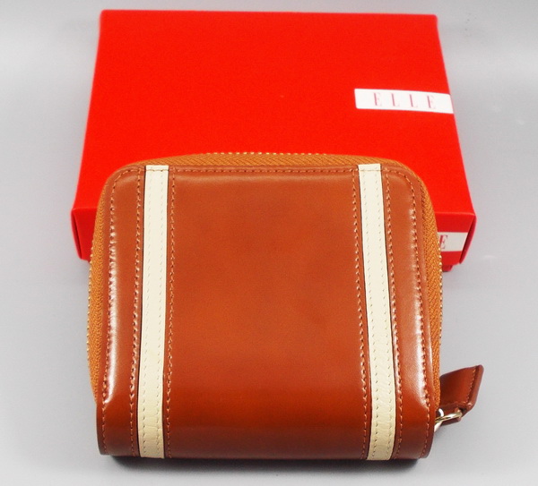 กระเป๋าสตางค์ ELLE น้ำตาล ใหม่ แท้