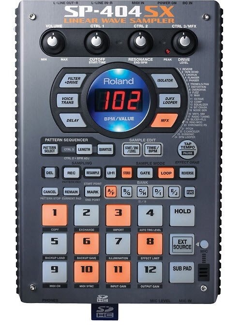 Roland SP-404SX Portable Sampler with Effects