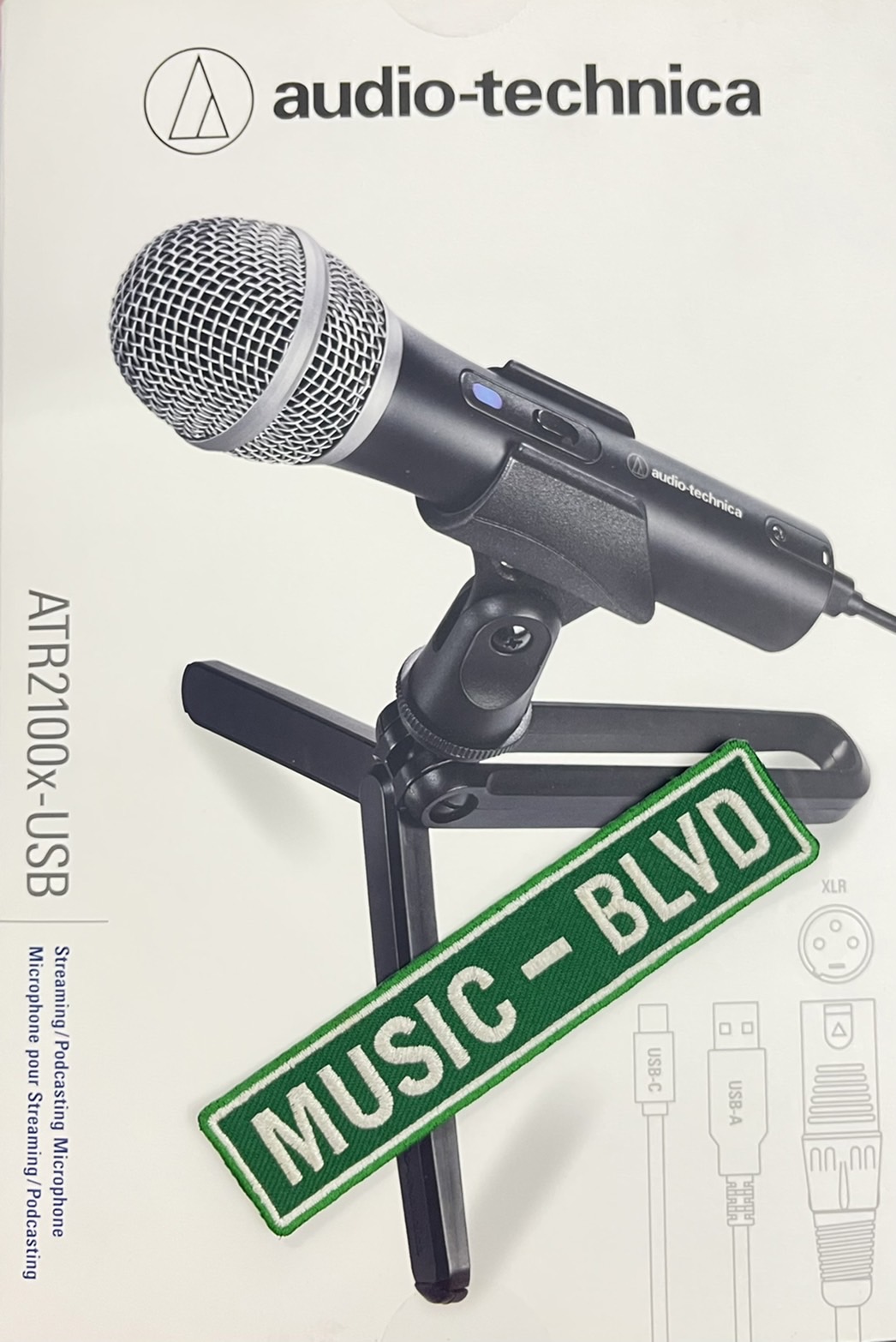 Audio-Technica ATR2100X-USB Cardioid Dynamic USB/XLR Microphone