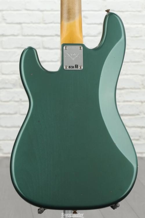 Fender Custom Shop Time Machine 1959 Precision Bass Journeyman Relic - Aged Sherwood Green Metallic