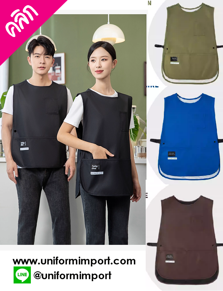 เสื้อกั๊กพนักงาน ++คลิกภาพดูรายละเอียดด้านใน เสื้อกั๊กพนักงานเสริฟ เสื้อกั๊กแขนกุด เสื้อฟอร์มพนักงาน เสื้อพนักงาน เสื้อกั๊กพนักงานต้อนรับ