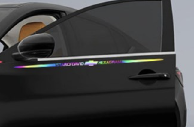 สติกเกอร์ติดรถ สติกเกอร์ตกแต่งตัวถัง กระโปรงข้างทั่วไป สำหรับรถยนต์ไฟฟ้า NETA V , NETA V pro