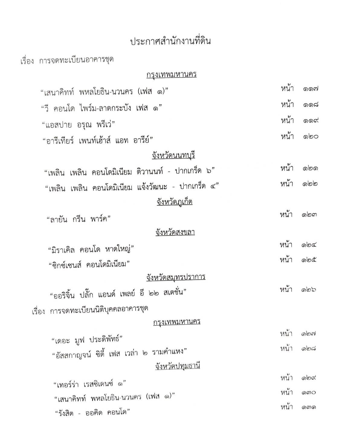 กฎหมายใหม่ ตอนที่ 142/98 รวมประกาศ ฯ