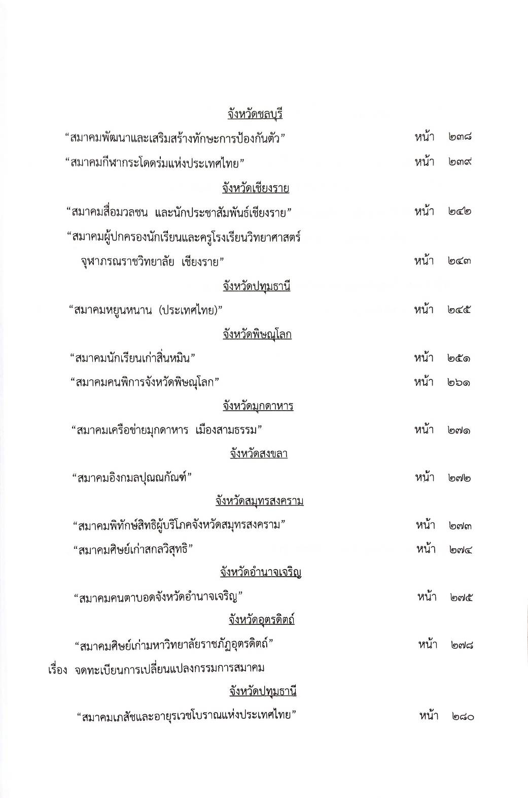 กฎหมายออกใหม่ 51/65 ประกาศกระทรวงมหาดไทย การพ้นตำแหน่งฯ ประกาศธนาคารออมสิน ปรับเปลี่ยนชื่อสำนักงานฯ ประกาศศาลเยาวชนและครอบครัวจังหวัด..