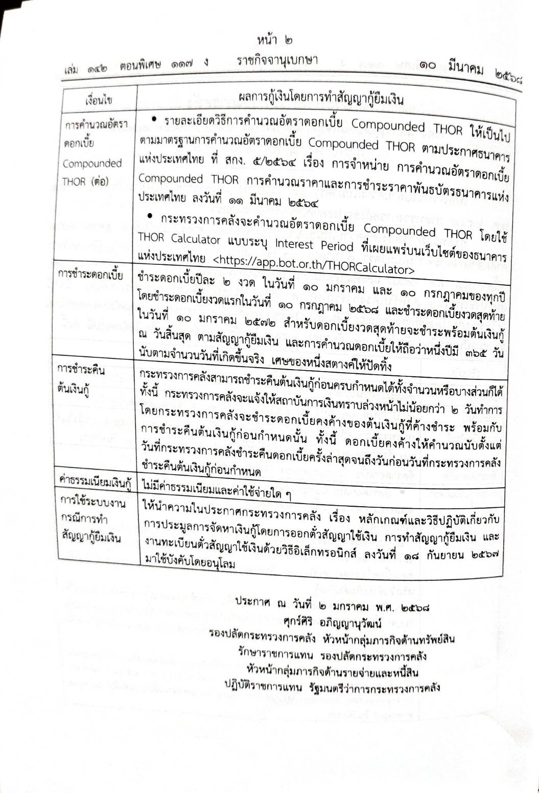 กฎหมายใหม่ ตอนที่ 117/68 5 ประกาศ, 14 กระทู้