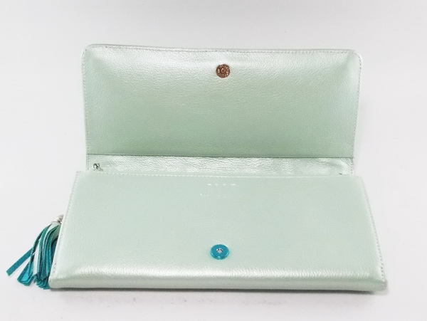 กระเป๋าสตางค์ ELLE เขียวเมทาลิก ใหม่ แท้