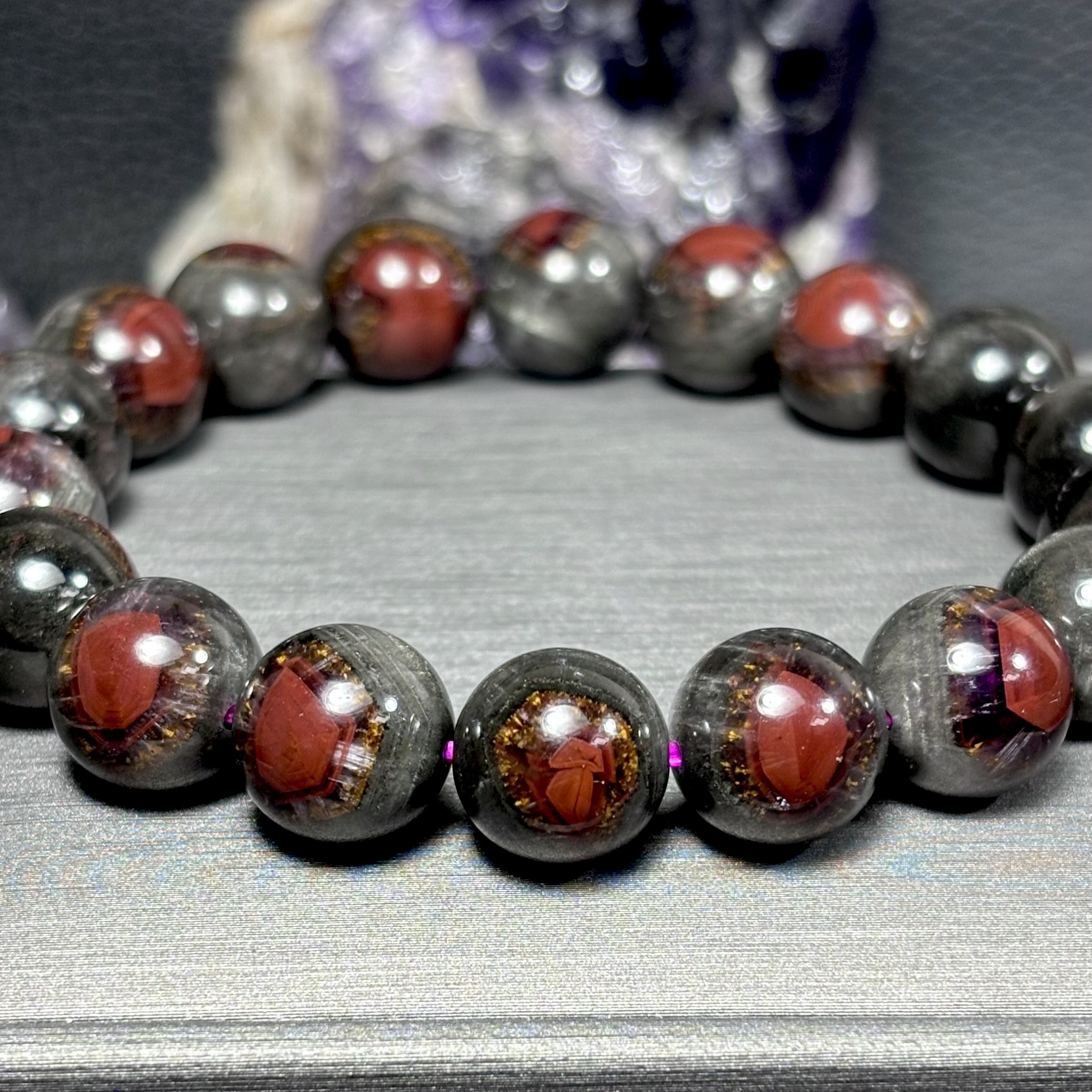 ข้อมือหิน แบล็คออร่าไลต์23